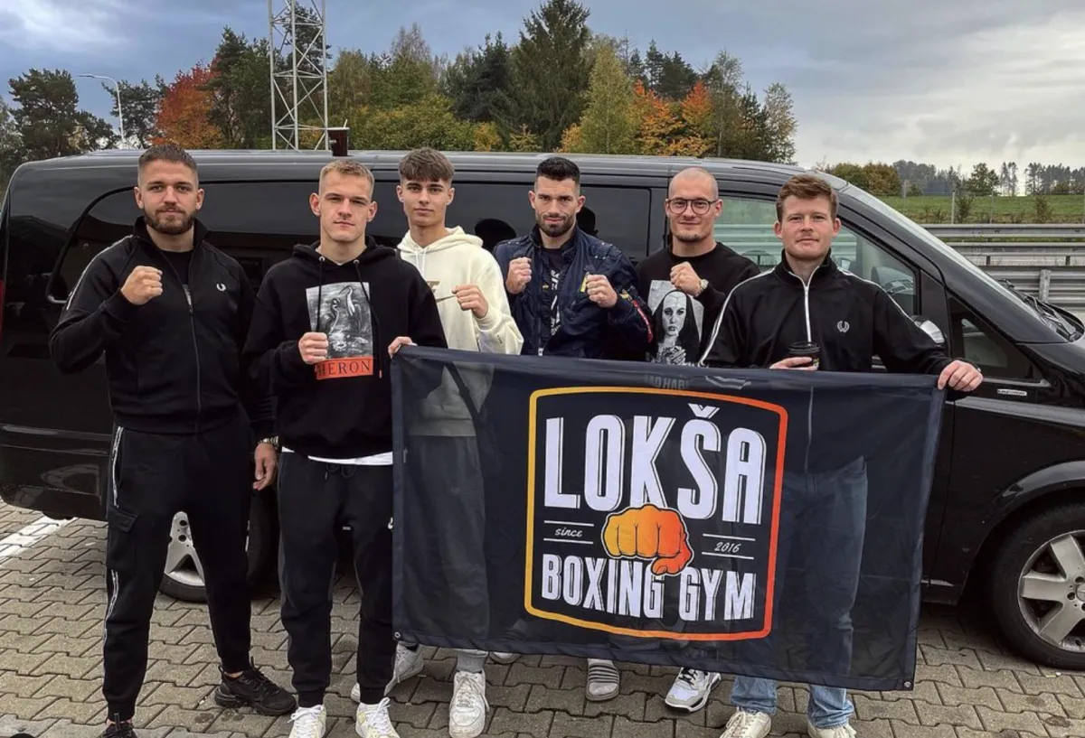 Skupinový tréning v Lokša Boxing Gym