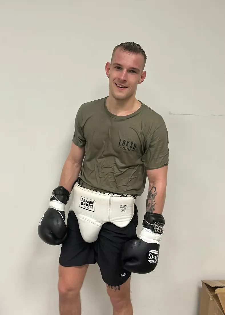 Dávid Ligda po boxerskom tréningu
